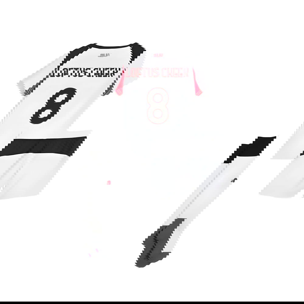 Jalkapallo Pelipaidat AC Milan Lasten LOFTUS CHEEK #8 Vieras Peliasu 2025-2026