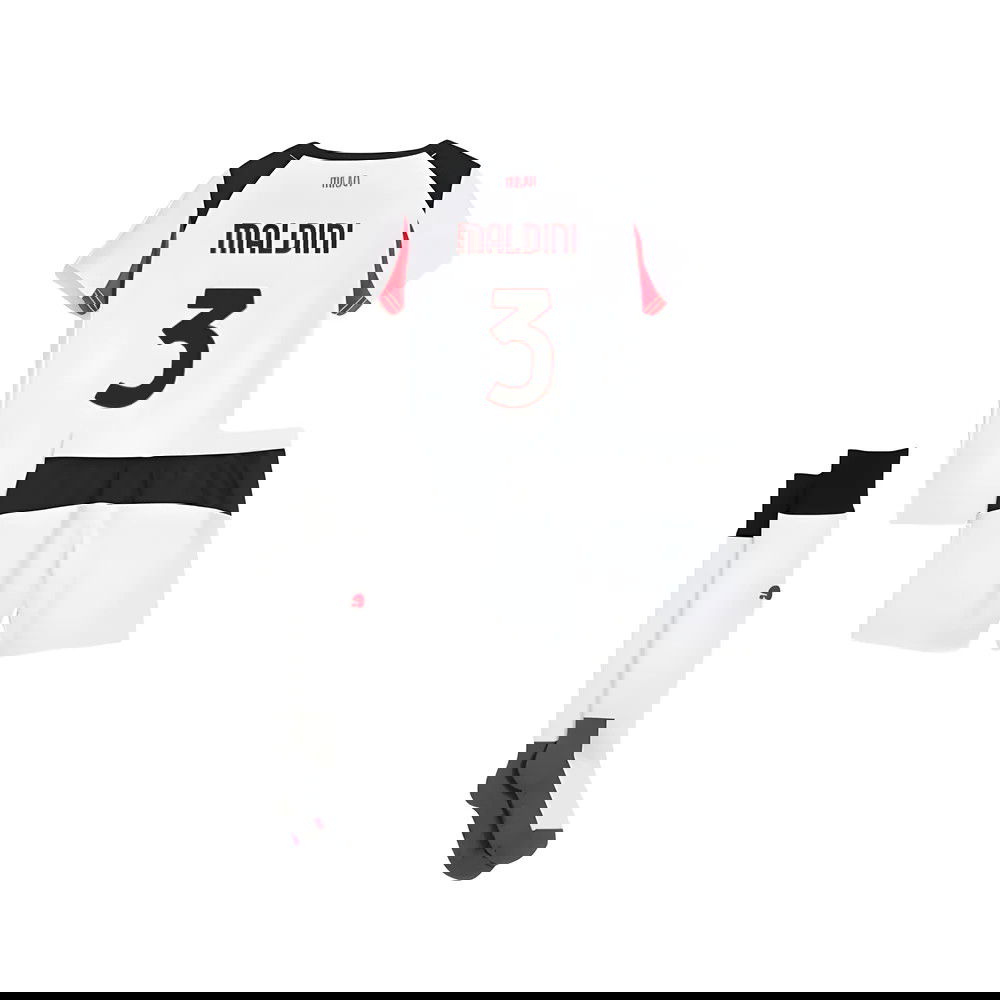 Jalkapallo Pelipaidat AC Milan Lasten MALDINI #3 Vieras Peliasu 2025-2026