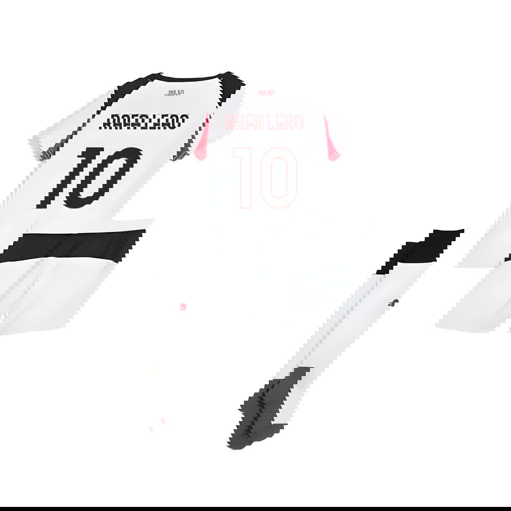 Jalkapallo Pelipaidat AC Milan Lasten RAFA LEAO #10 Vieras Peliasu 2025-2026