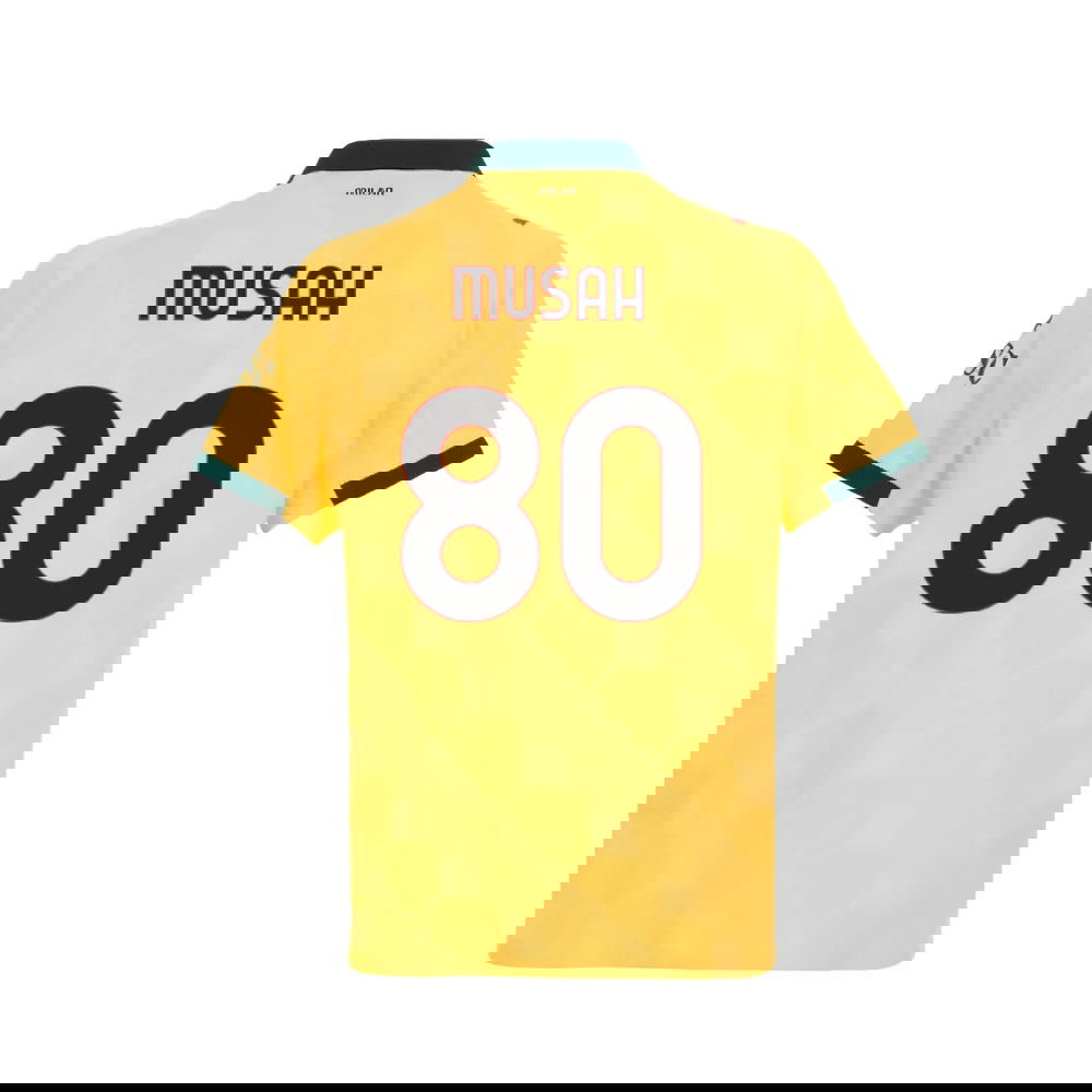 Jalkapallo Pelipaidat AC Milan MUSAH #80 Kolmas Peliasu 2025-2026