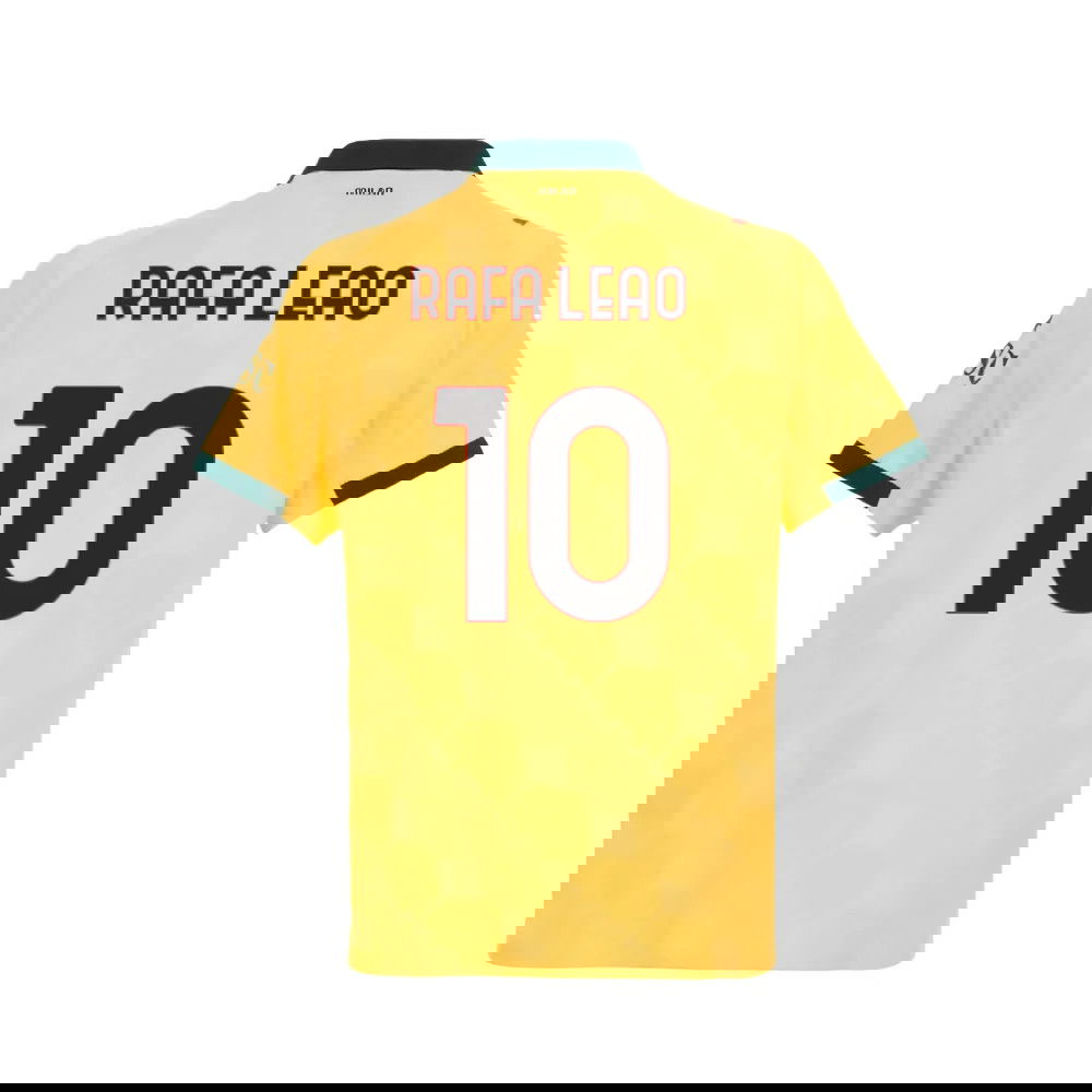 Jalkapallo Pelipaidat AC Milan RAFA LEAO #10 Kolmas Peliasu 2025-2026