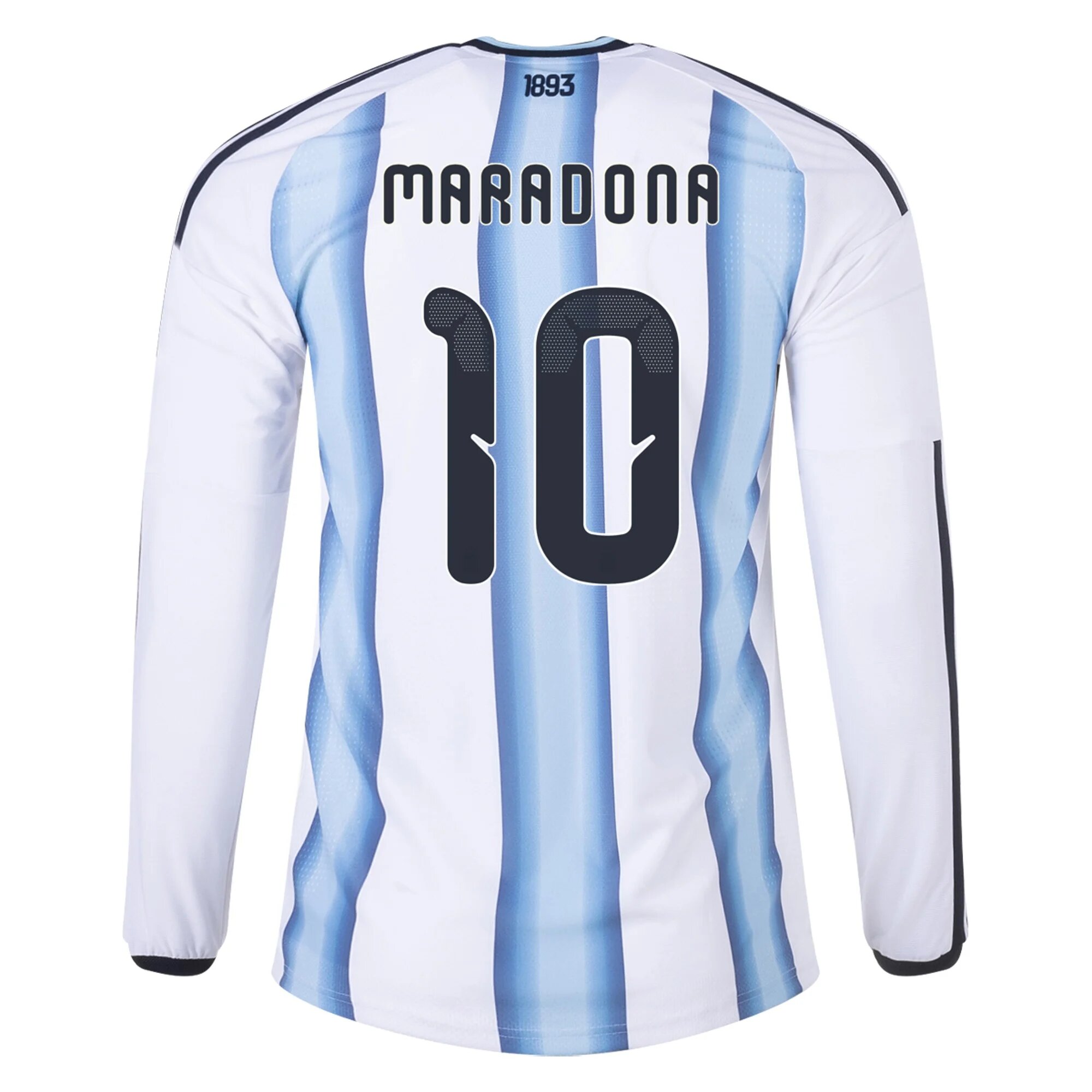 Jalkapallo Pelipaidat Argentiina Pitkähihainen DIEGO MARADONA #10 Koti Peliasu MM 2026