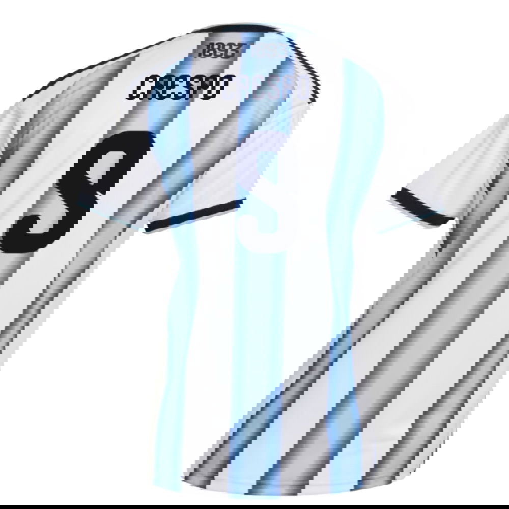 Jalkapallo Pelipaidat Argentiina Naisten CRESPO #9 Koti Peliasu MM 2026