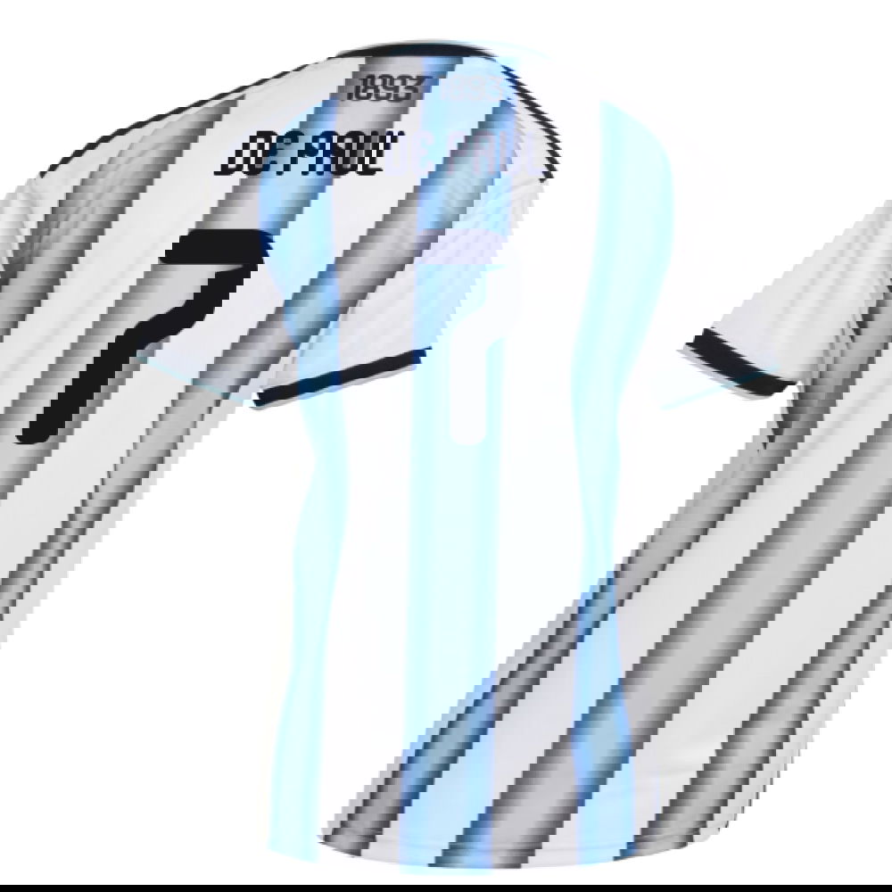 Jalkapallo Pelipaidat Argentiina Naisten DE PAUL #7 Koti Peliasu MM 2026