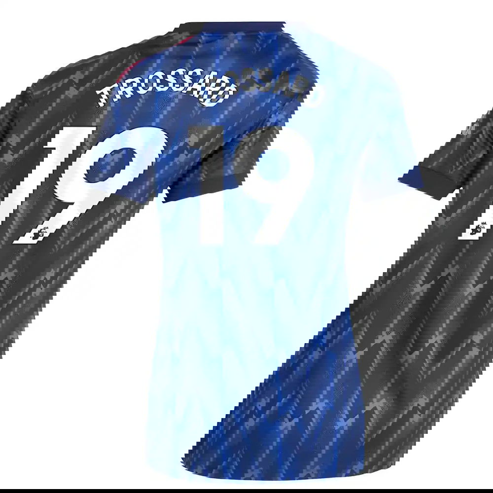 Jalkapallo Pelipaidat Arsenal Naisten TROSSARD #19 Vieras Peliasu 2025-2026