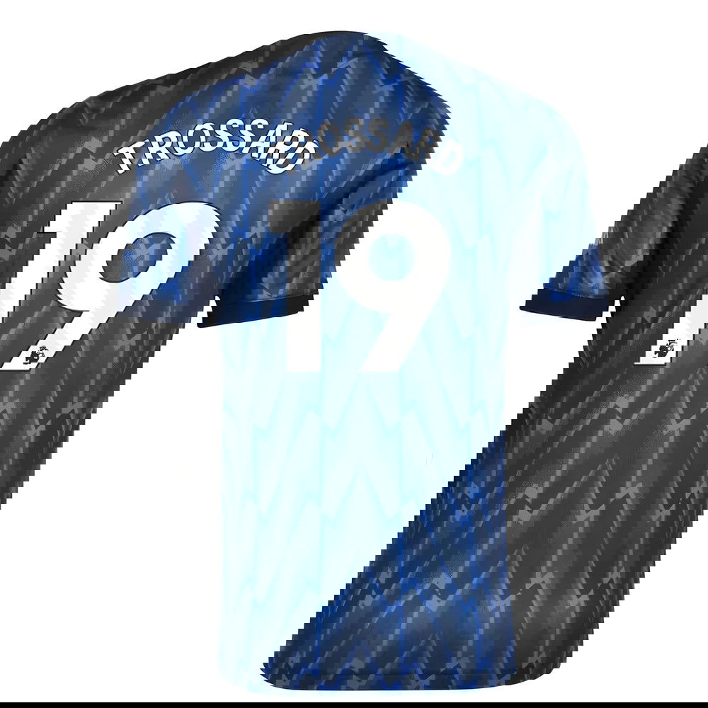 Jalkapallo Pelipaidat Arsenal TROSSARD #19 Vieras Peliasu 2025-2026