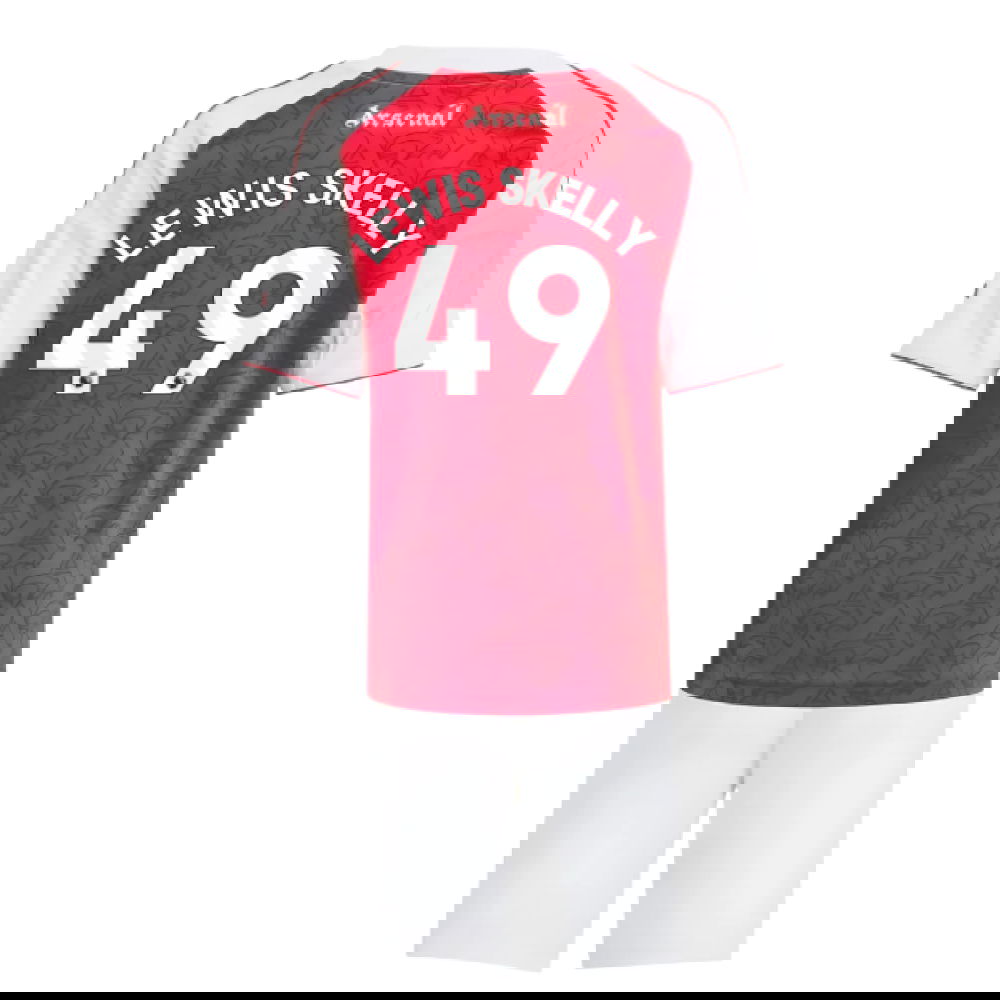 Jalkapallo Pelipaidat Arsenal Lasten LEWIS SKELLY #49 Koti Peliasu 2025-2026