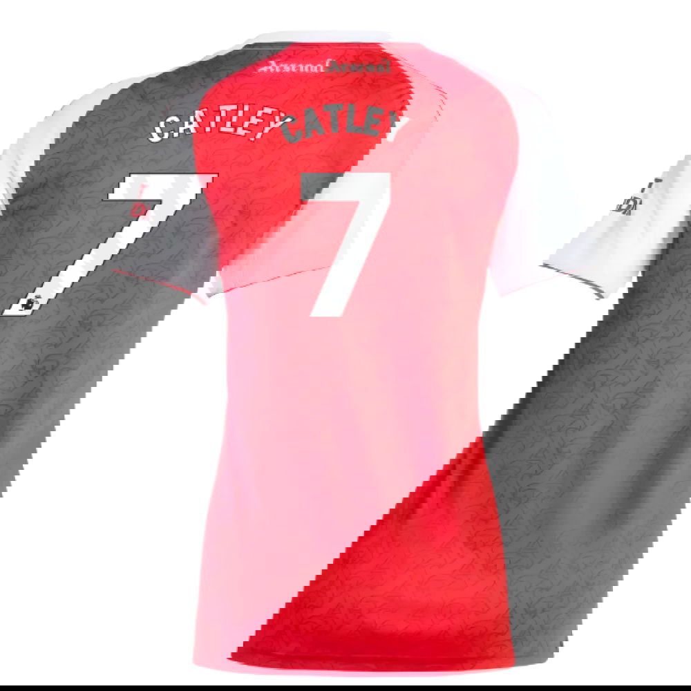 Jalkapallo Pelipaidat Arsenal Naisten CATLEY #7 Koti Peliasu 2025-2026