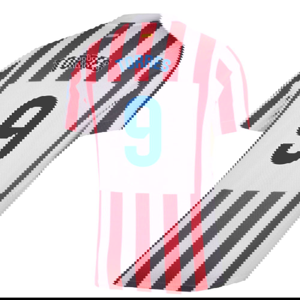 Jalkapallo Pelipaidat Atletico Madrid TORRES #9 Koti Peliasu 2025-2026