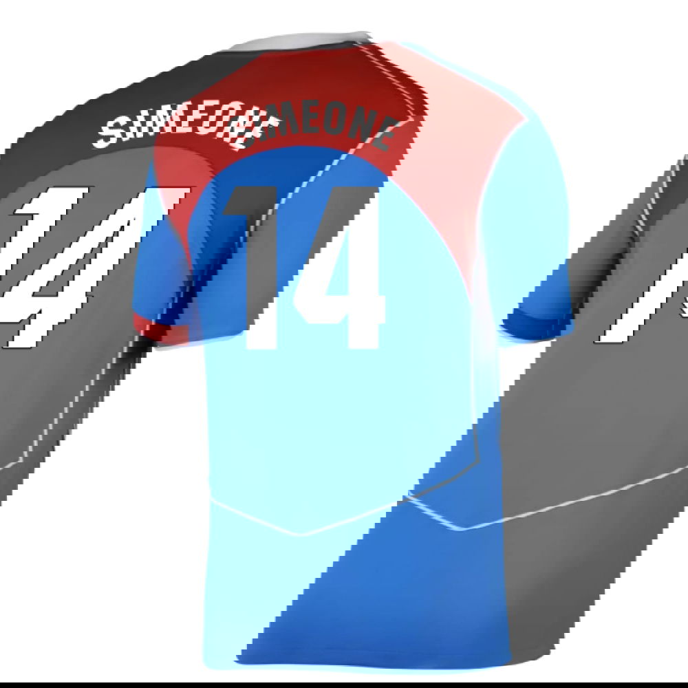 Jalkapallo Pelipaidat Atletico Madrid SIMEONE #14 Kolmas Peliasu 2025-2026