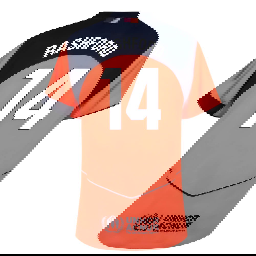 Jalkapallo Pelipaidat FC Barcelona RASHFORD #14 Kolmas Peliasu 2025-2026