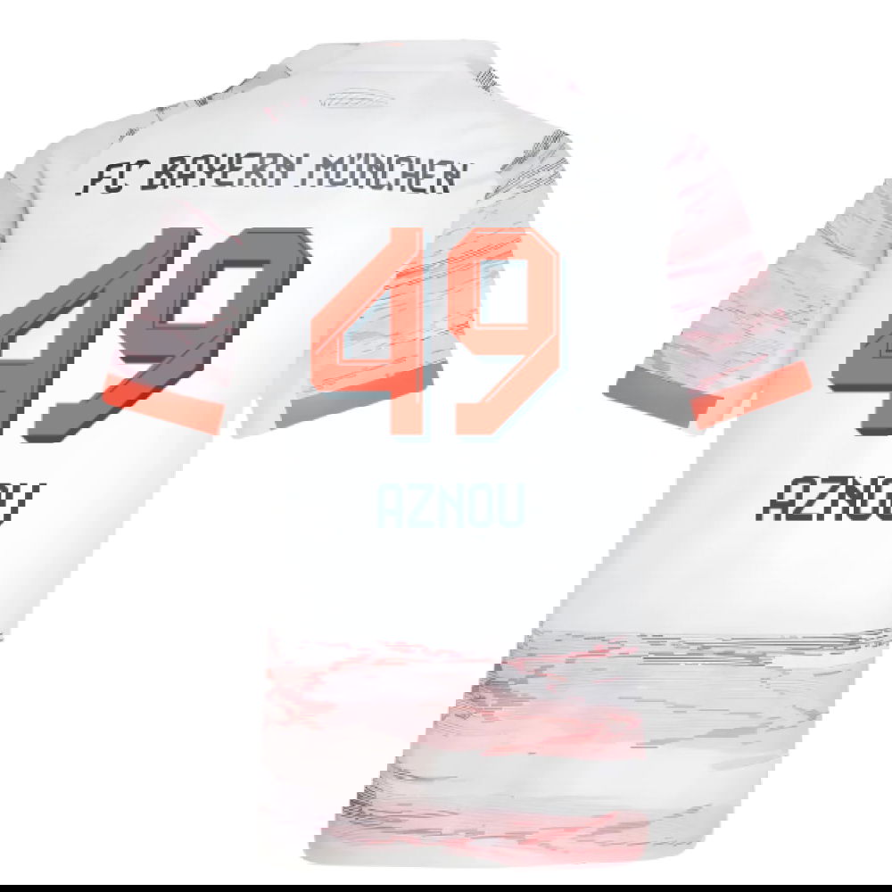 Jalkapallo Pelipaidat FC Bayern München AZNOU #49 Vieras Peliasu 2025-2026