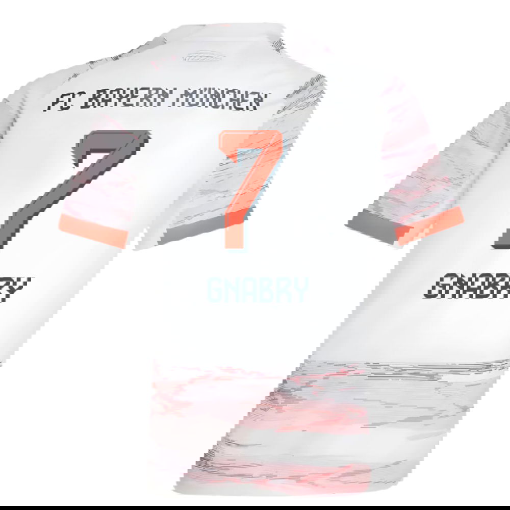 Jalkapallo Pelipaidat FC Bayern München GNABRY #7 Vieras Peliasu 2025-2026