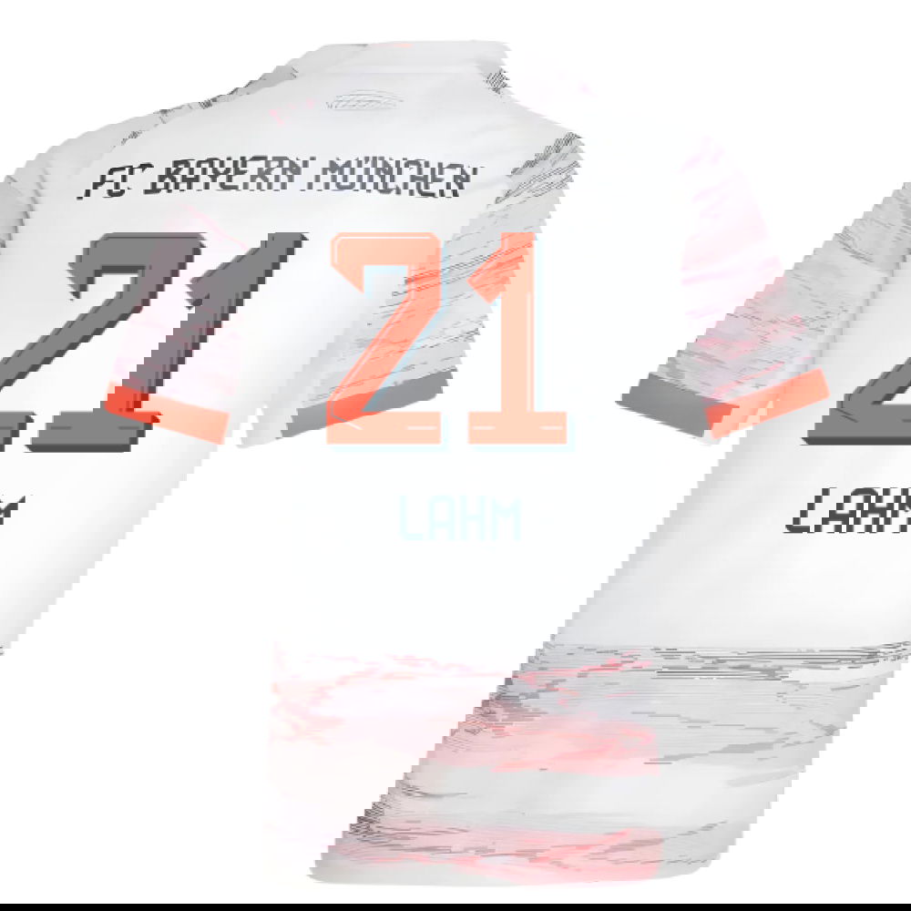 Jalkapallo Pelipaidat FC Bayern München LAHM #21 Vieras Peliasu 2025-2026