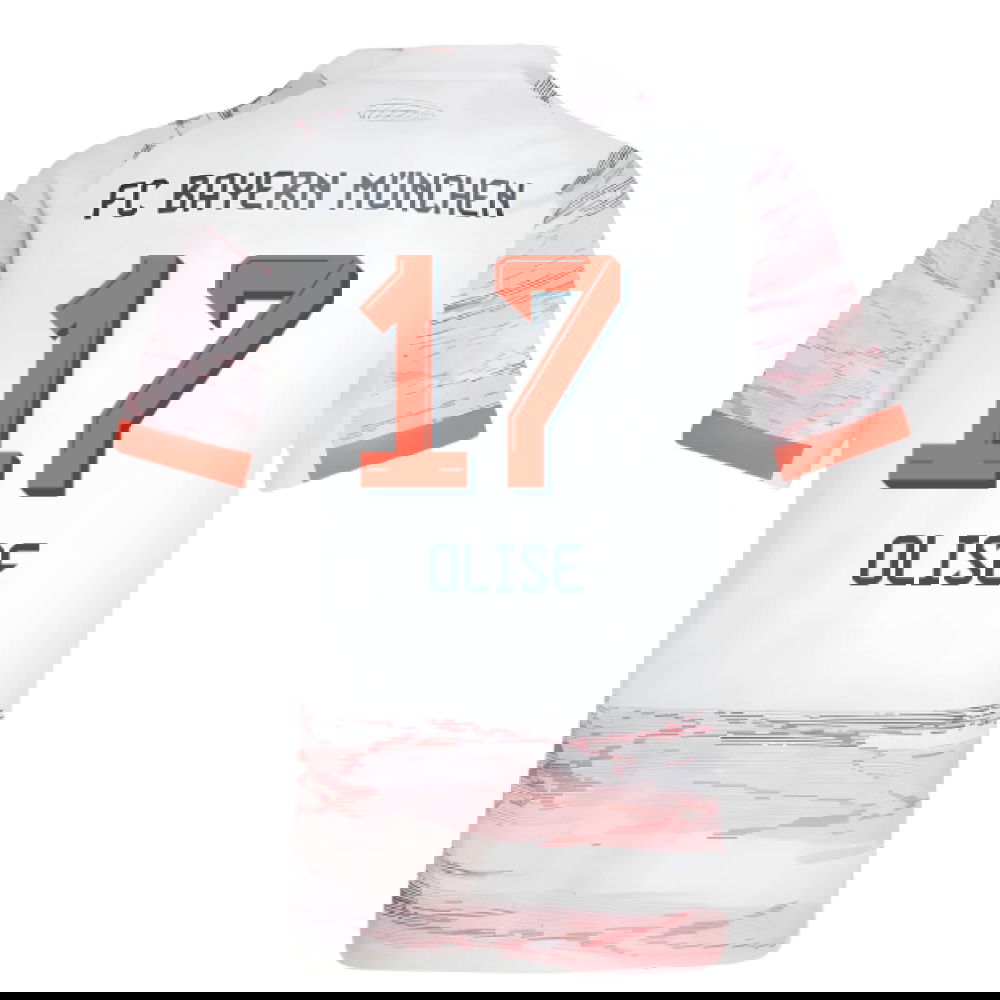 Jalkapallo Pelipaidat FC Bayern München OLISE #17 Vieras Peliasu 2025-2026