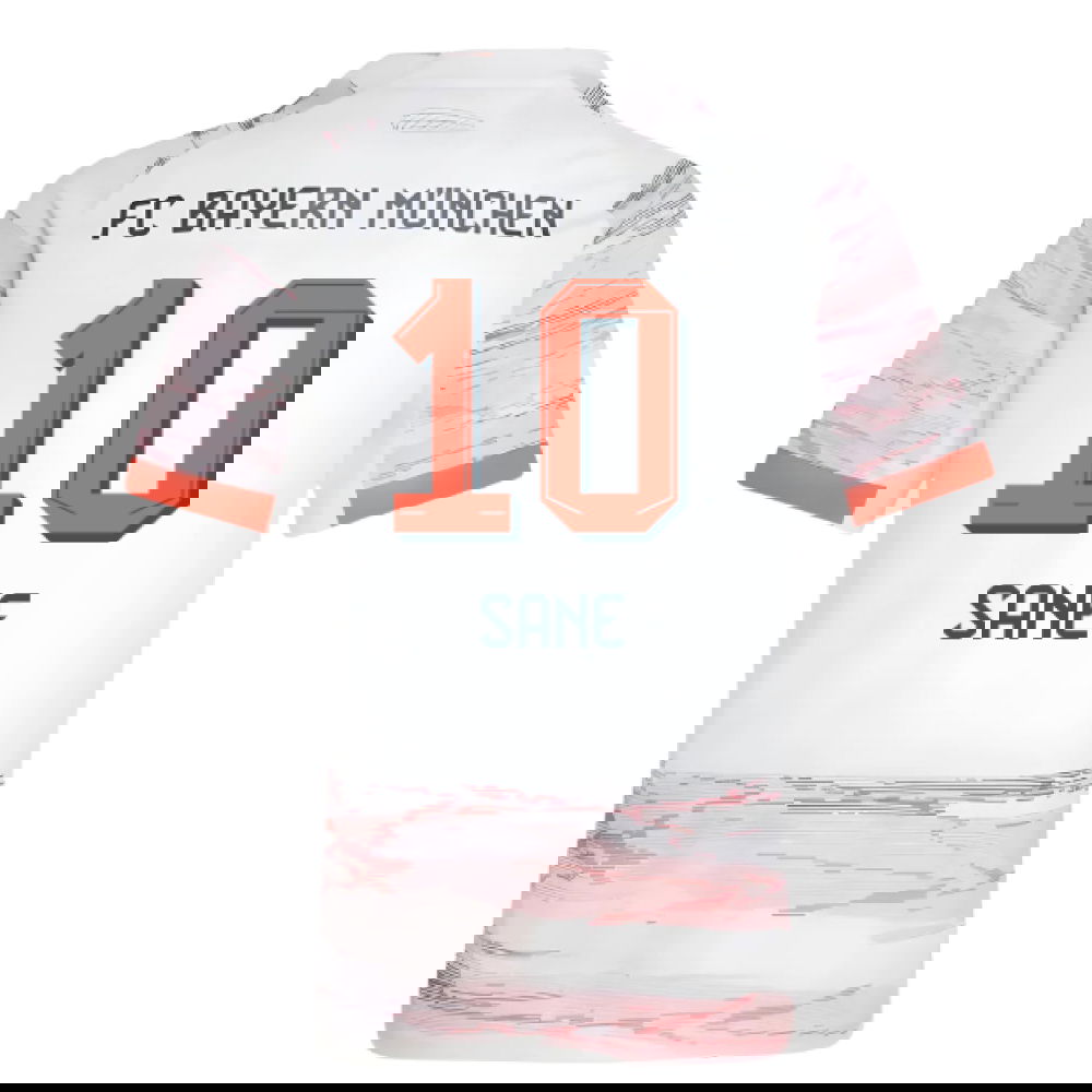Jalkapallo Pelipaidat FC Bayern München SANE #10 Vieras Peliasu 2025-2026