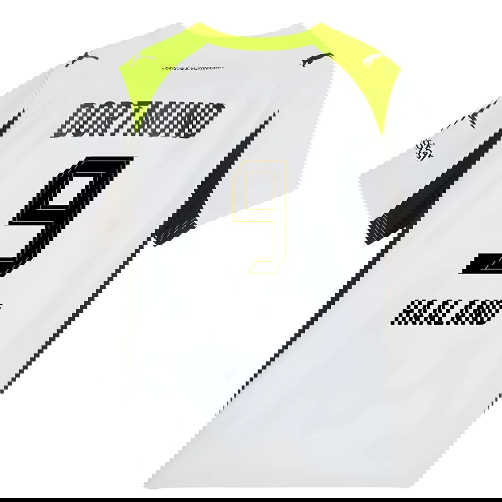 Jalkapallo Pelipaidat BVB Borussia Dortmund HAALAND #9 Vieras Peliasu 2025-2026