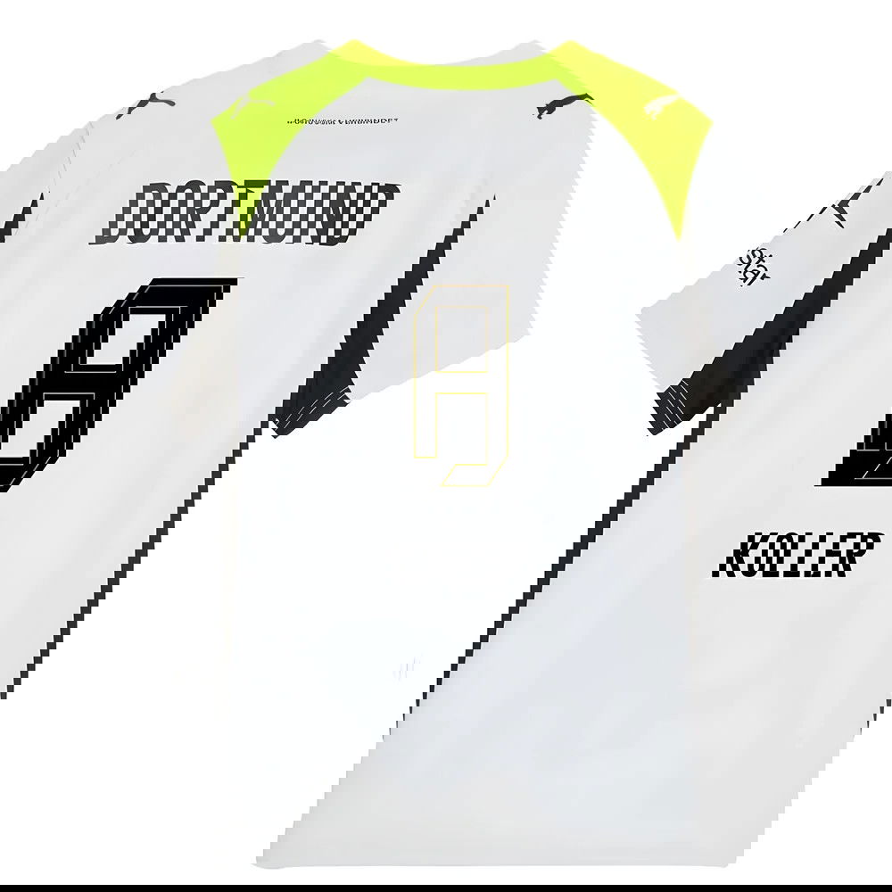 Jalkapallo Pelipaidat BVB Borussia Dortmund KOLLER #8 Vieras Peliasu 2025-2026