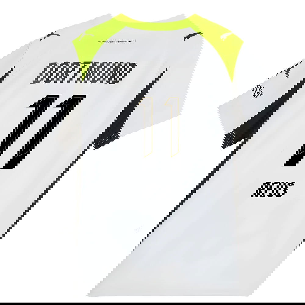 Jalkapallo Pelipaidat BVB Borussia Dortmund REUS #11 Vieras Peliasu 2025-2026