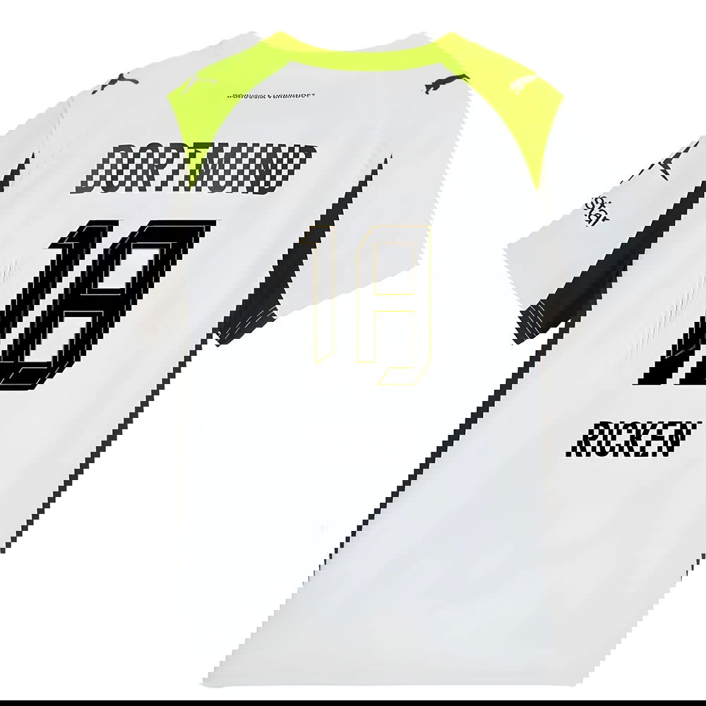 Jalkapallo Pelipaidat BVB Borussia Dortmund RICKEN #18 Vieras Peliasu 2025-2026