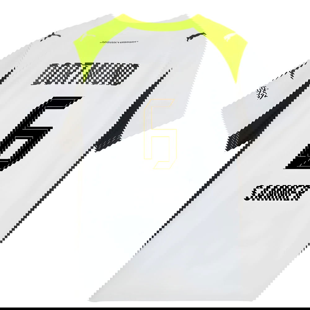 Jalkapallo Pelipaidat BVB Borussia Dortmund SAMMER #6 Vieras Peliasu 2025-2026