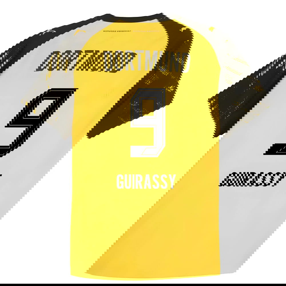 Jalkapallo Pelipaidat BVB Borussia Dortmund GUIRASSY #9 Koti Peliasu 2025-2026