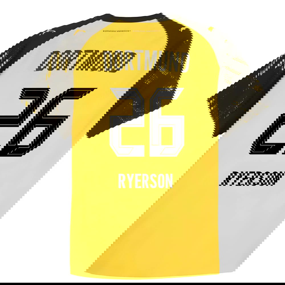 Jalkapallo Pelipaidat BVB Borussia Dortmund RYERSON #26 Koti Peliasu 2025-2026