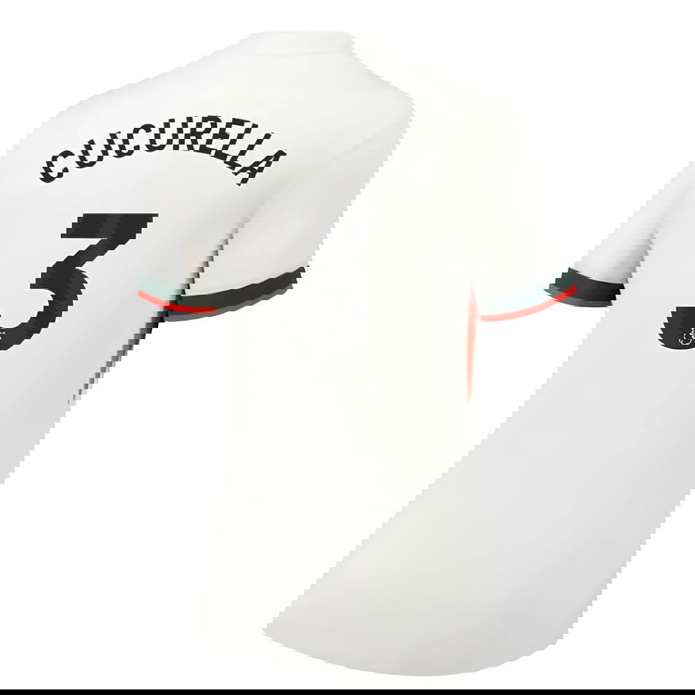 Jalkapallo Pelipaidat Chelsea Naisten CUCURELLA #3 Vieras Peliasu 2025-2026