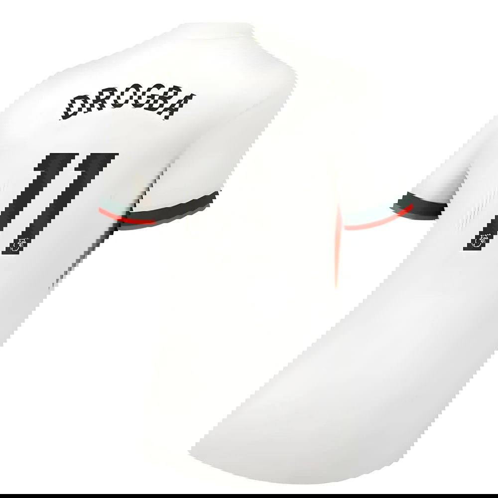 Jalkapallo Pelipaidat Chelsea Naisten DROGBA #11 Vieras Peliasu 2025-2026