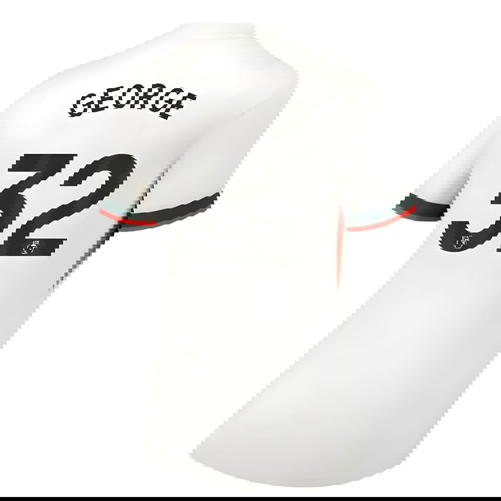 Jalkapallo Pelipaidat Chelsea Naisten GEORGE #32 Vieras Peliasu 2025-2026