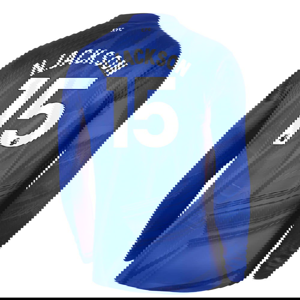 Jalkapallo Pelipaidat Chelsea Pitkähihainen NJACKSON #15 Koti Peliasu 2025-2026