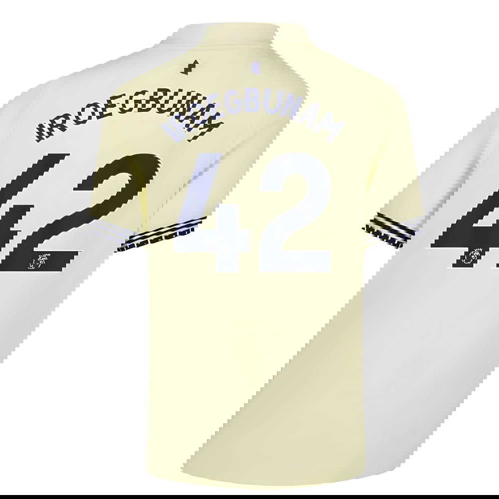 Jalkapallo Pelipaidat Everton IROEGBUNAM #42 Vieras Peliasu 2025-2026