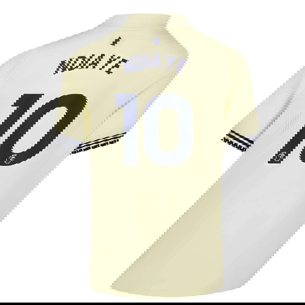 Jalkapallo Pelipaidat Everton NDIAYE #10 Vieras Peliasu 2025-2026