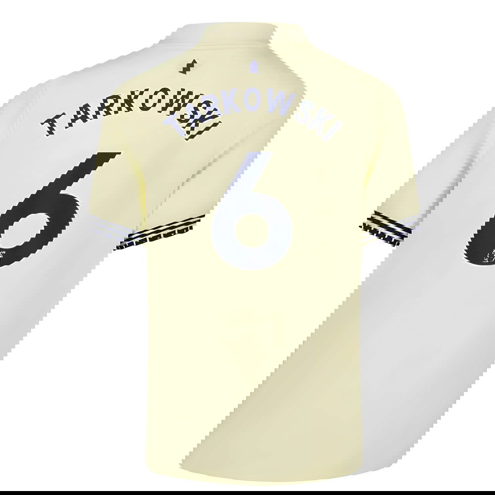 Jalkapallo Pelipaidat Everton TARKOWSKI #6 Vieras Peliasu 2025-2026