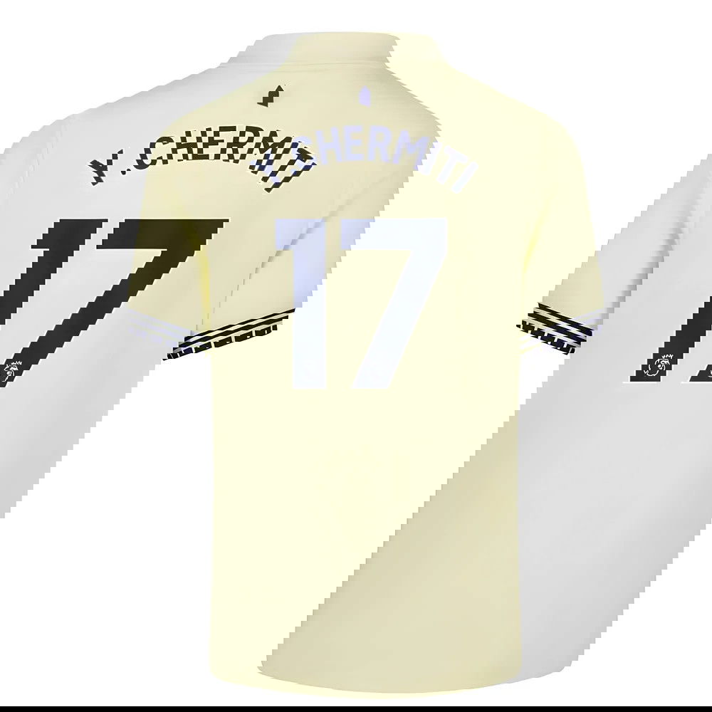 Jalkapallo Pelipaidat Everton YCHERMITI #17 Vieras Peliasu 2025-2026