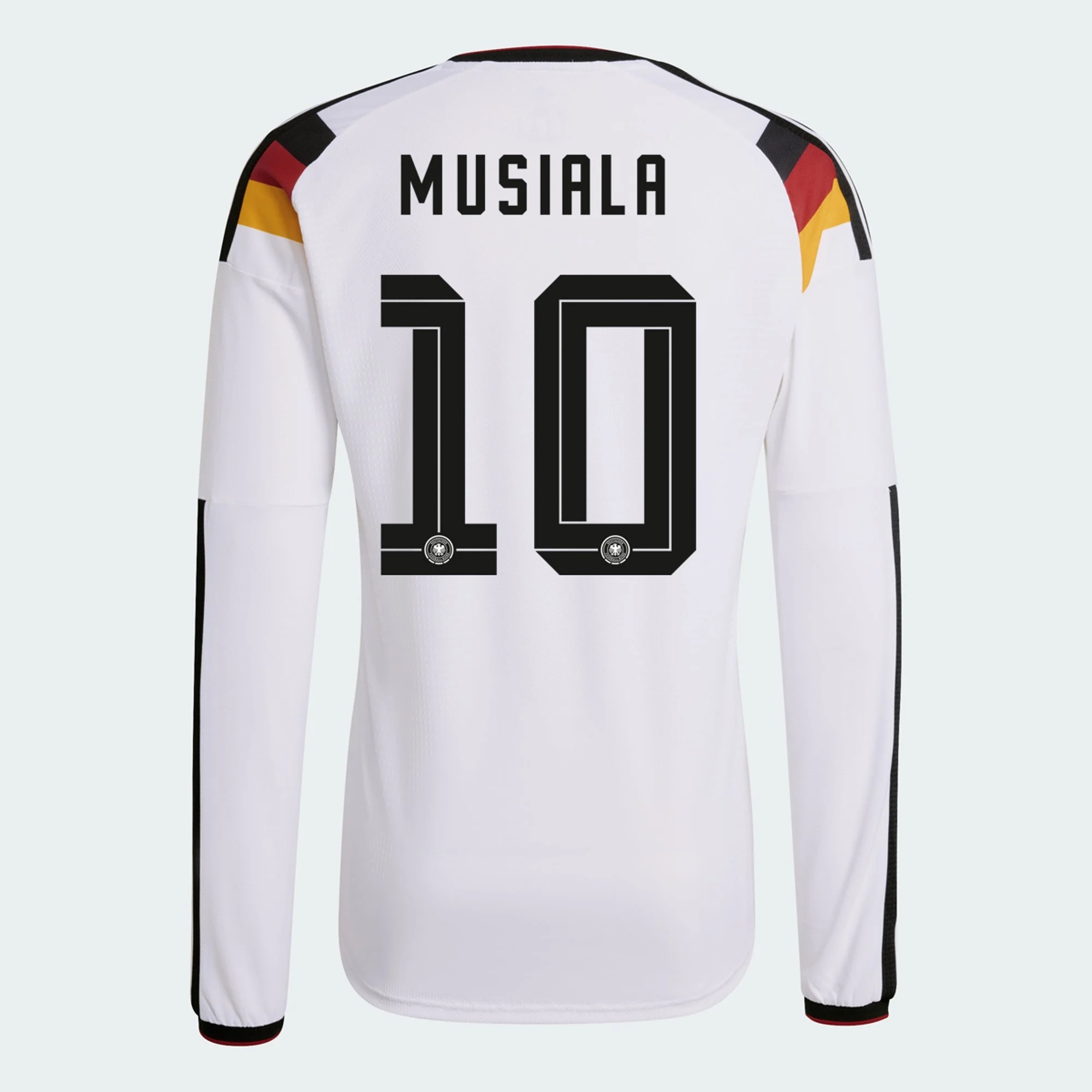 Jalkapallo Pelipaidat Saksa Pitkähihainen JAMAL MUSIALA #10 Koti Peliasu MM 2026