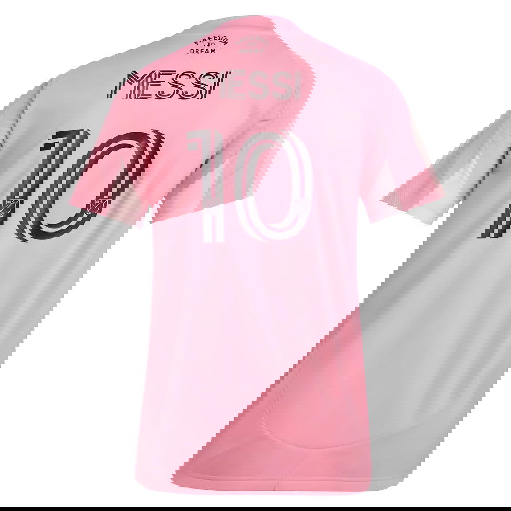 Jalkapallo Pelipaidat Inter Miami CF Naisten MESSI #10 Koti Peliasu MM 2026