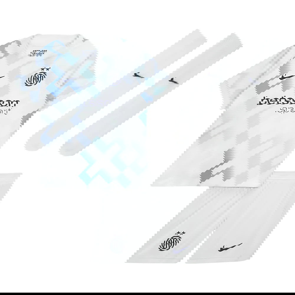 Jalkapallo Pelipaidat Inter Milan Lasten Vieras Peliasu 2025-2026