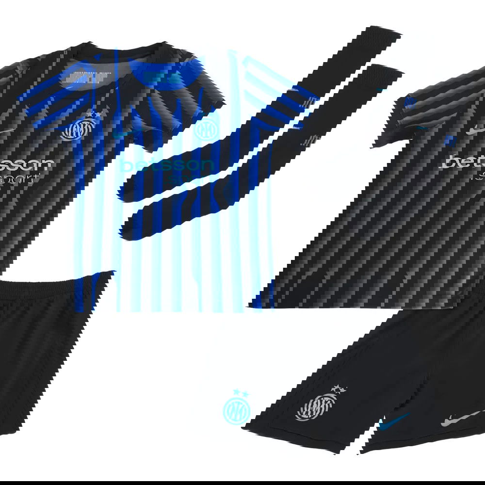 Jalkapallo Pelipaidat Inter Milan Lasten Koti Peliasu 2025-2026