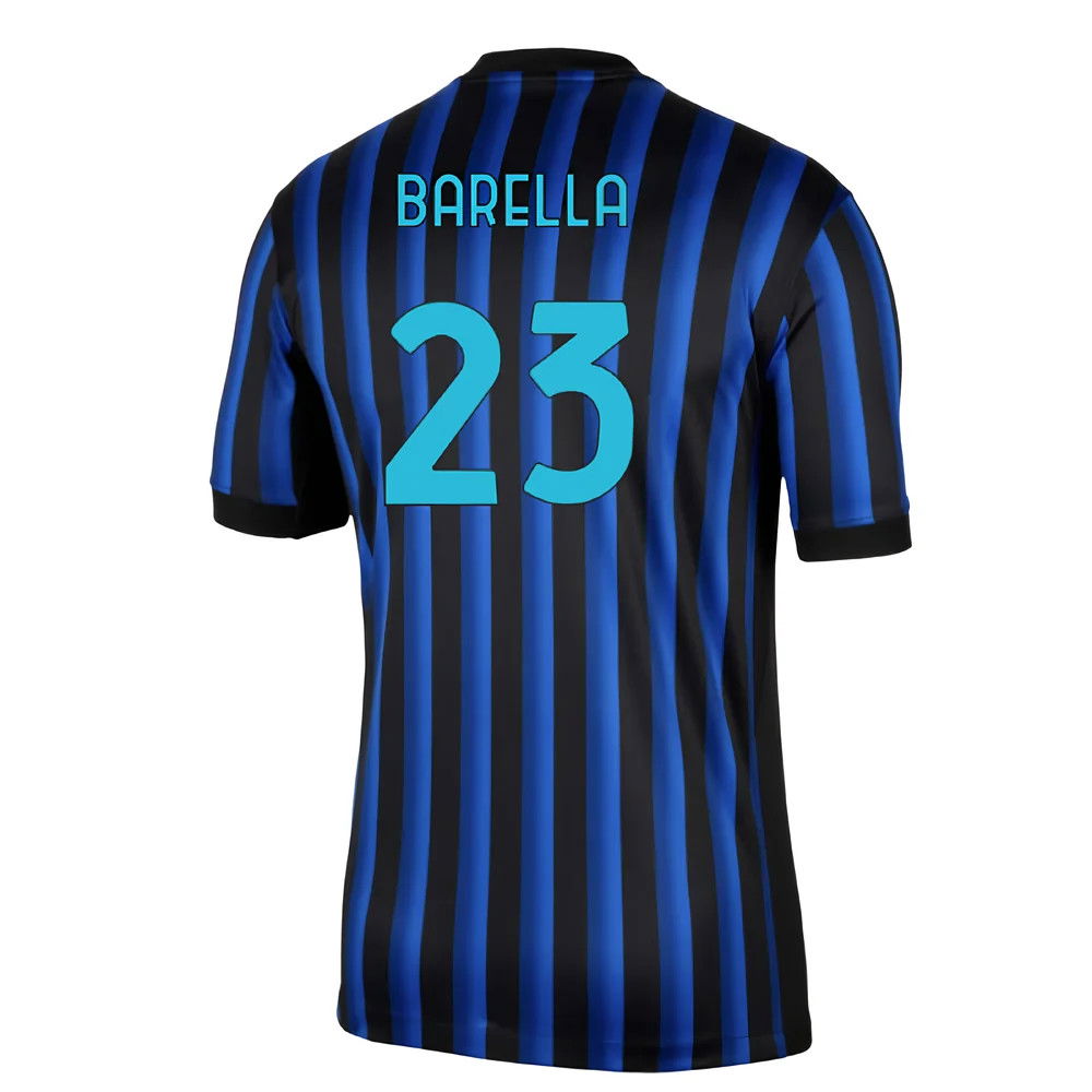 Jalkapallo Pelipaidat Inter Milan BARELLA #23 Koti Peliasu 2025-2026