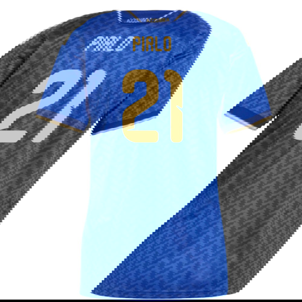 Jalkapallo Pelipaidat Italia Naisten PIRLO #21 Koti Peliasu MM 2026