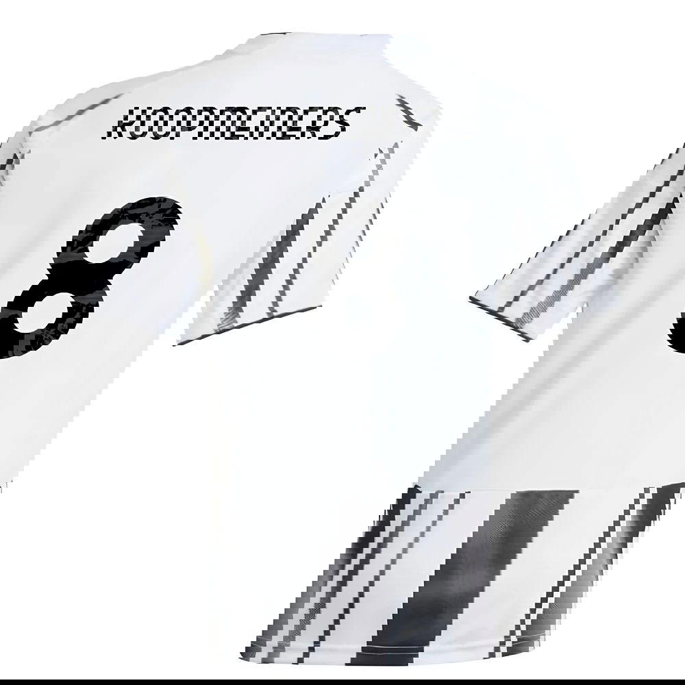 Jalkapallo Pelipaidat Juventus KOOPMEINERS #8 Koti Peliasu 2025-2026