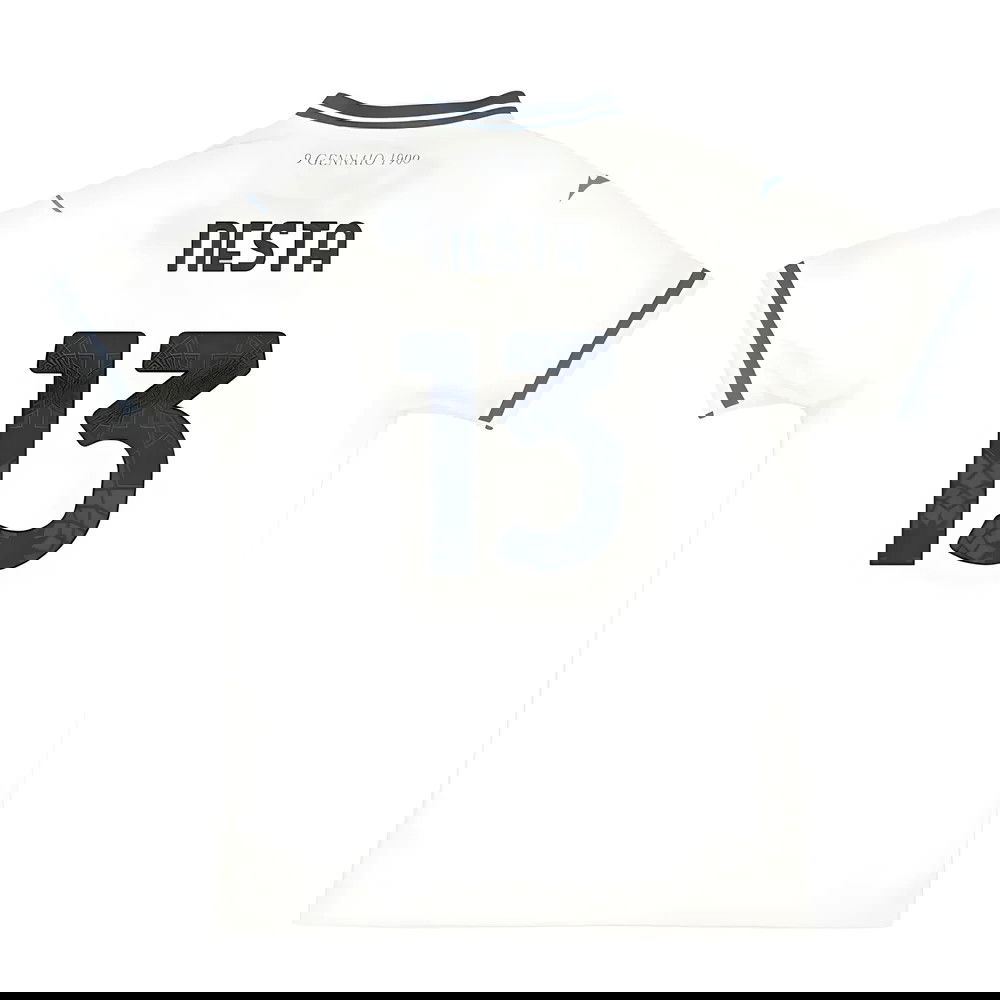 Jalkapallo Pelipaidat SS Lazio NESTA #13 Vieras Peliasu 2025-2026