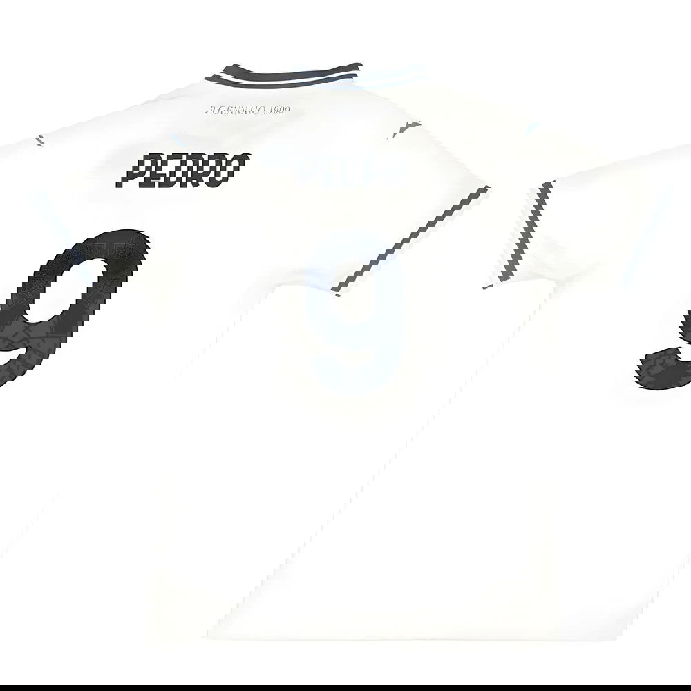 Jalkapallo Pelipaidat SS Lazio PEDRO #9 Vieras Peliasu 2025-2026