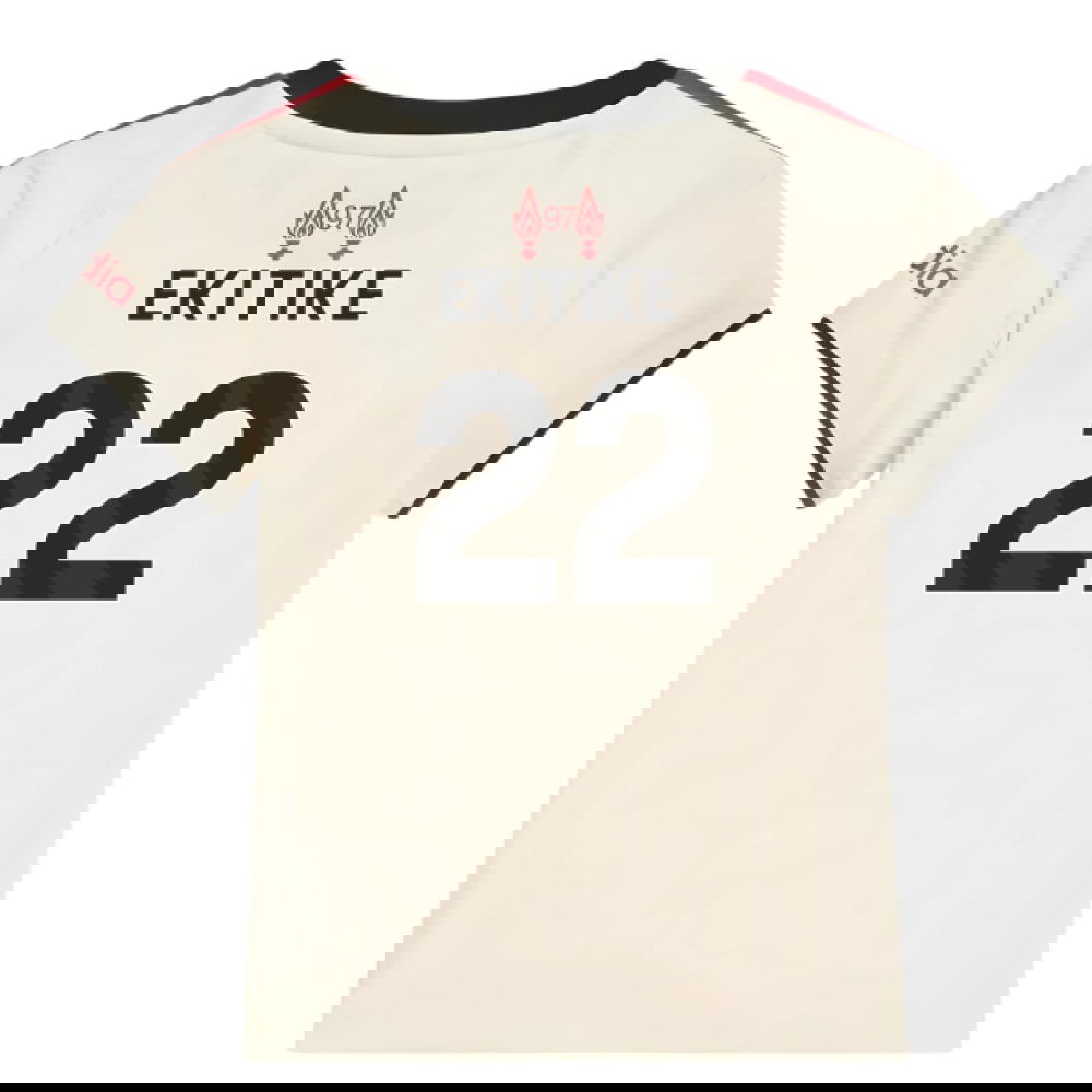 Jalkapallo Pelipaidat Liverpool Lasten EKITIKE #22 Vieras Peliasu 2025-2026