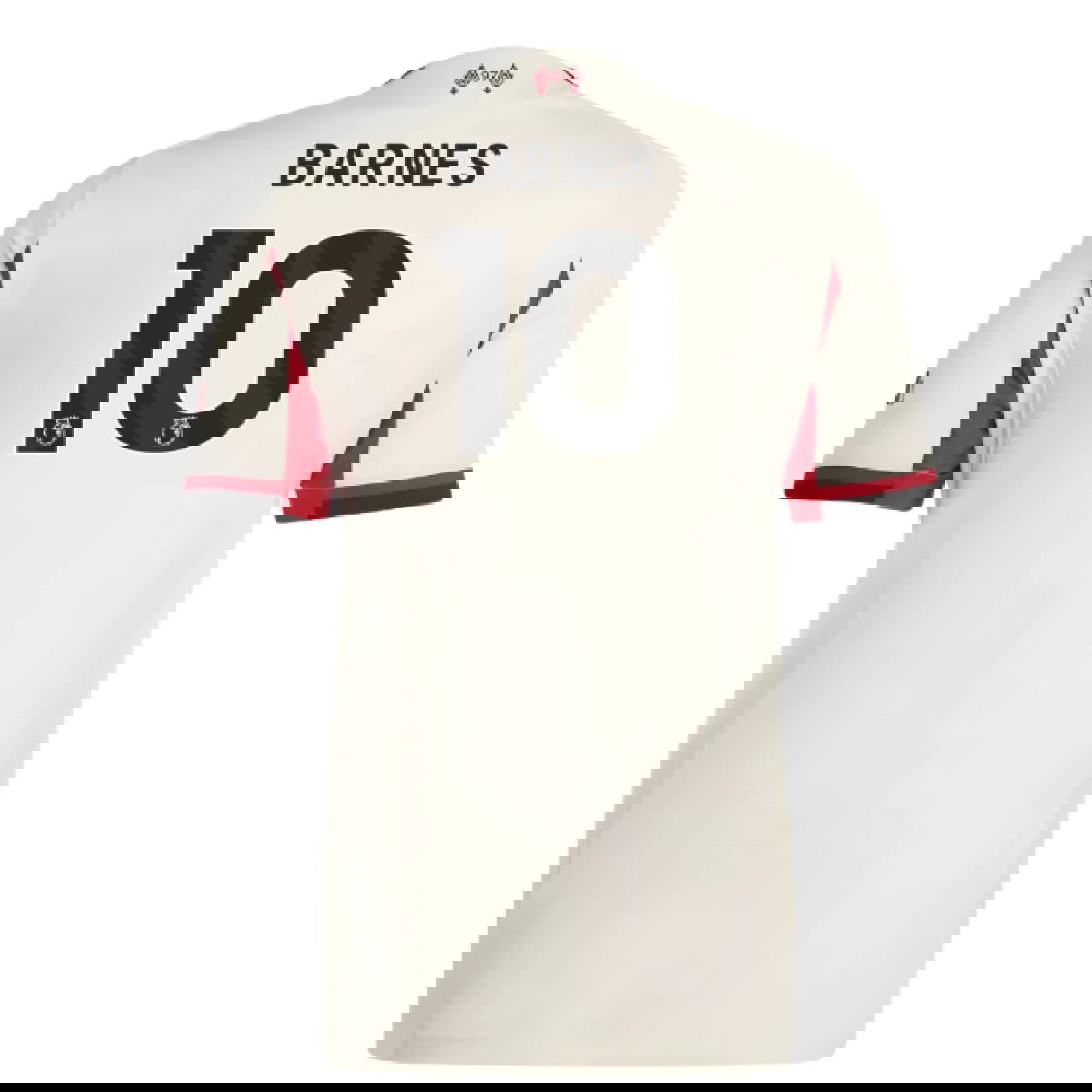 Jalkapallo Pelipaidat Liverpool Naisten BARNES #10 Vieras Peliasu 2025-2026