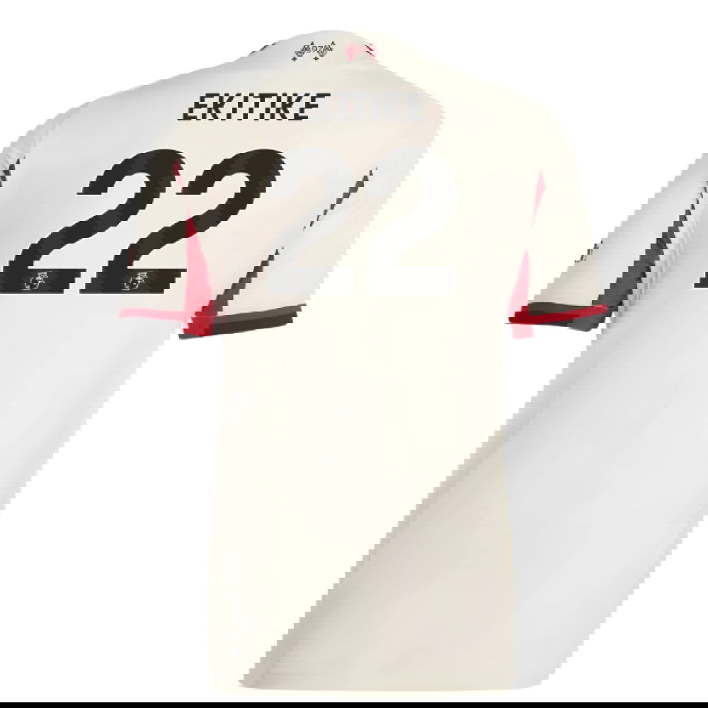 Jalkapallo Pelipaidat Liverpool Naisten EKITIKE #22 Vieras Peliasu 2025-2026