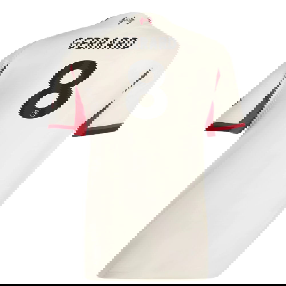 Jalkapallo Pelipaidat Liverpool Naisten GERRARD #8 Vieras Peliasu 2025-2026