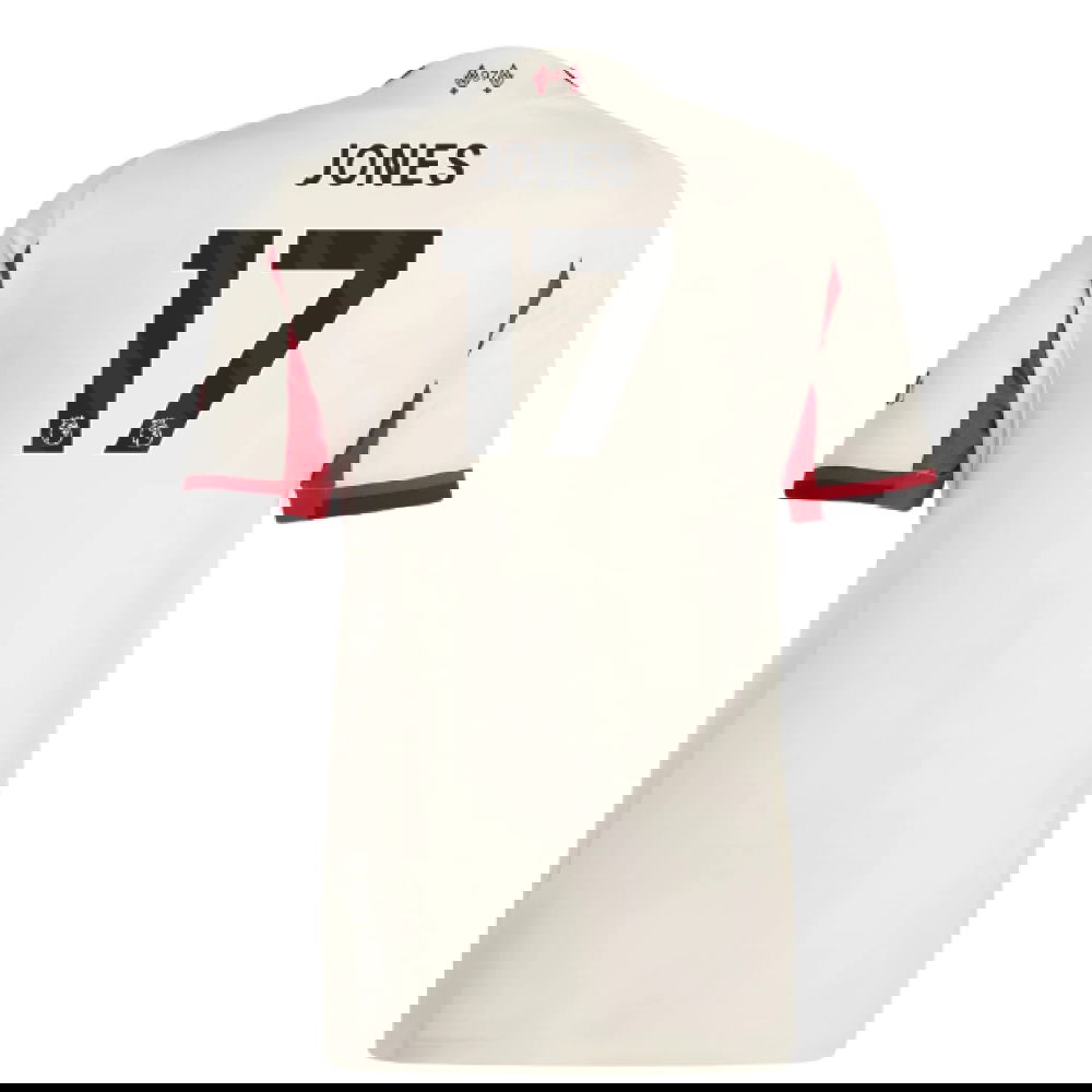 Jalkapallo Pelipaidat Liverpool Naisten JONES #17 Vieras Peliasu 2025-2026