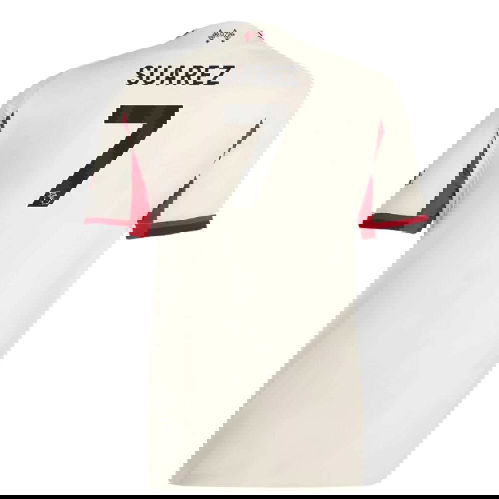 Jalkapallo Pelipaidat Liverpool Naisten SUAREZ #7 Vieras Peliasu 2025-2026